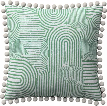 Povlak na dekorativní polštářek Dekoria Povlak na polštář 45x45 cm, odstíny zelené