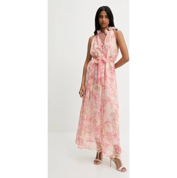 Dámské šaty Šaty Answear.LAB růžová barva, maxi JH3078.iak 38X, vel. S/M