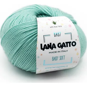 Příze Lana Gatto Baby Soft (s Aloe vera) 8387 – acqua