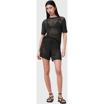 Kraťasy AllSaints PALOMA W076TC černá 99X, vel. S