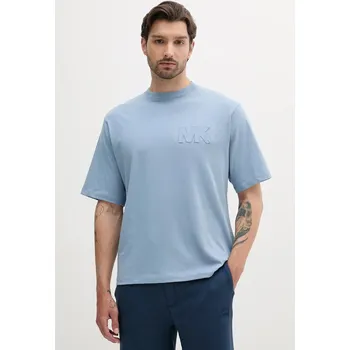 Pánské tričko Bavlněné tričko Michael Kors CS552HY1V2 modrá 95X, vel. S