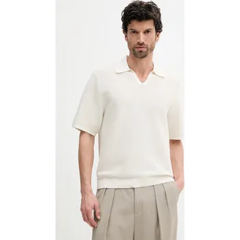 Polo tričko Calvin Klein LV04LC323G béžová 01X, vel. M