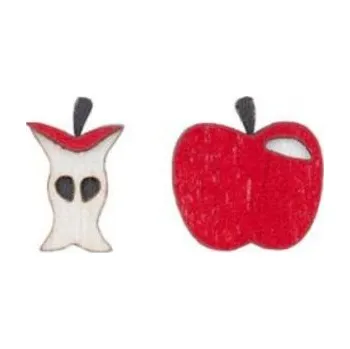 Náušnice Dřevěné náušnice Apple Earrings s možností výměny či vrácení do 30 dnů - EW47