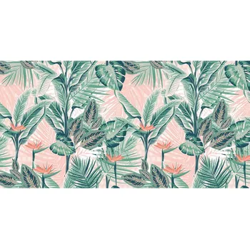 Sprchový závěs AWD Interior Sprchový EVA závěs AWD02101956 180 x 180 cm růžový/zelený