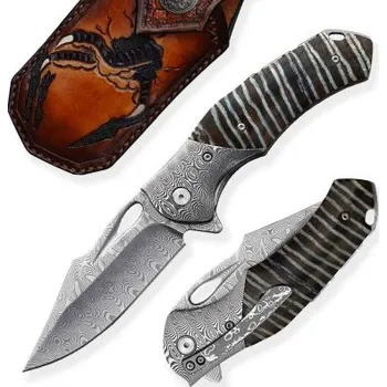 Kuchyňský nůž DELLINGER nůž zavírací Damascus Thorn 110 Layers + doprava zdarma!