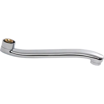 Vodovodní baterie Kuchinox Výtoková trubice pro nástěnnné baterie 15 cm Chrome
