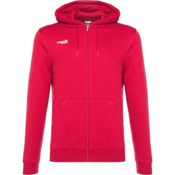 Dámská mikina CAPELLI SPORT Pánská fotbalová mikina Capelli Basics Adult Zip Hoodie L ČERVENÁ