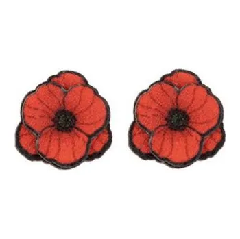 Náušnice Dřevěné náušnice Mák s možností výměny či vrácení do 30 dnů zdarma. - EW63