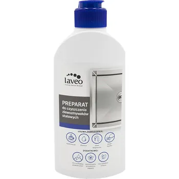 Nerezový dřez Laveo Příprava na čištění ocelových dřezů