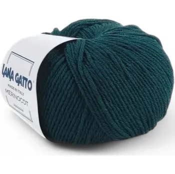 Příze Lana Gatto Merinocot 19994 – verde villongo