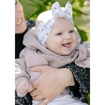 Čelenka Čelenka s mašlí - černý puntík