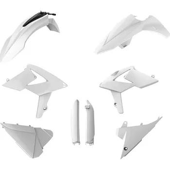 Sada plastů (FULL KIT) BETA 2T/4T '13-'17, v sadě kryty tlumičů (bílá),POLISPORT