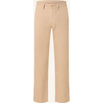 Pánské oblečení Polo Ralph Lauren Pánské Chino Kalhoty Straight Fit Se Lnem,...