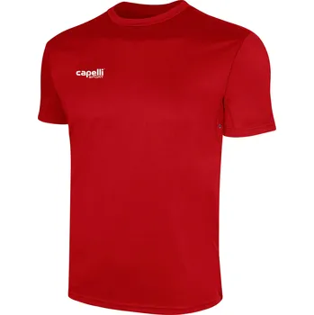 CAPELLI SPORT Pánský fotbalový dres Capelli Basics I Adult Training 2XL ČERVENÁ