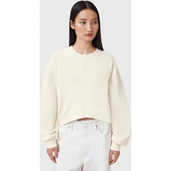 Dámská mikina Bavlněná mikina AllSaints MIRA W214JC béžová 01X, vel. XS