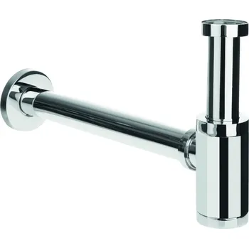 Sifon Laveo Kulatý koupelnový sifon Chrome