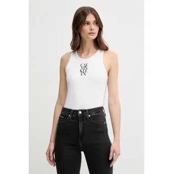 Top Calvin Klein Jeans LV044C219G bílá 00X, vel. M