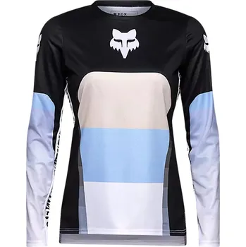 cyklistický dres Dres Fox Dres Fox Ranger Grid 33443 dámský dl.r. black M M