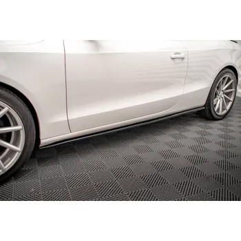 PC tuning Maxton Design difuzory pod boční prahy ver.2 pro Audi S5 8T, černý lesklý plast ABS, Coupe