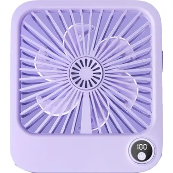 Domácí ventilátor Stolní ventilátor s nastavitelným stojanem W30 fialový
