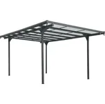 Hliníková pergola LANITPLAST ALU 53 antracit + čirý PC LG4148