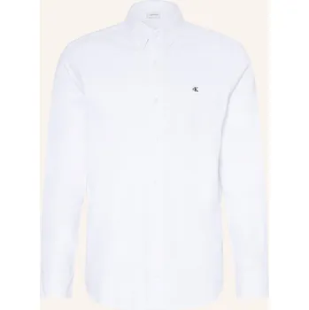 Pánská košile Calvin Klein Jeans Pánská Košile Oxford Classic Fit, bílá, 46