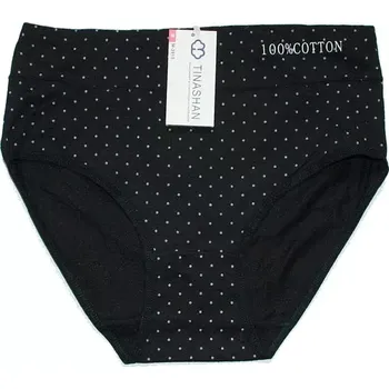 Dámské kalhotky vyšší do pasu 3915 černé 598/490