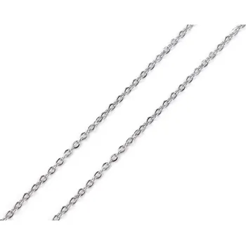 Řetízek Řetízek z nerezové oceli 2 mm metráž Varianta: platina, Balení: 1 m