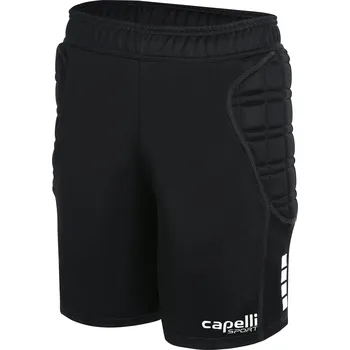 CAPELLI SPORT Pánské brankářské kraťasy Capelli Basics I Adult Goalkeeper 2XL ČERNÁ
