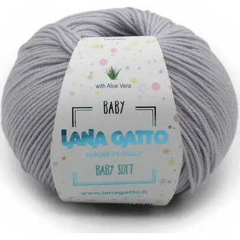 Lana Gatto Baby Soft (s Aloe vera) 12504 – perla isola