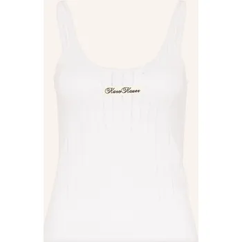 Karo Kauer Dámský Pletený Top, bílá, 36