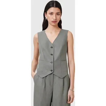 Dámská vesta Vesta AllSaints AVERIE W044QC šedá 90X, vel. 34