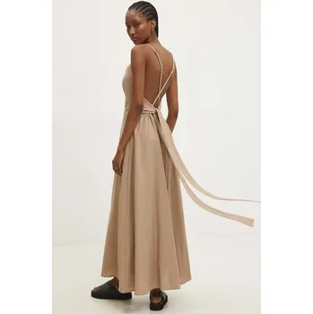 Dámské šaty Šaty Answear.LAB 22531lr.FKK béžová 80X, vel. L