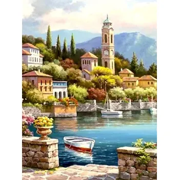 Diamantové malování Diamantové malování/Homfun - Letní zátoka