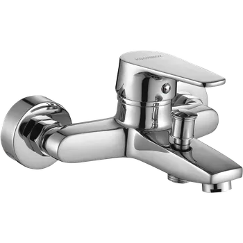 Vodovodní baterie Kuchinox LUGA – nástěnná vanová baterie bez sprchového setu, chrom