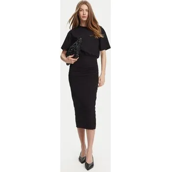 Dámské šaty Marella Každodenní šaty Ileana 2513621014 Černá Slim Fit M