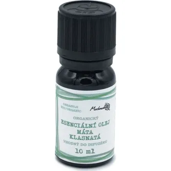 Drogerie MEDAREK Organický esenciální olej MÁTA KLASNATÁ 10ML
