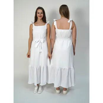 Dámské šaty BezPotisku Dámské šaty Arabella Bílá XXL