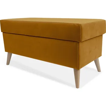 Taburet Taburet BAJO s úložným prostorem - žlutý - ITAKA 33