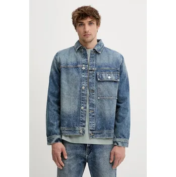 Dámská casual bunda Džínová bunda Samsoe Samsoe SAWESLEY modrá barva, přechodná, M25100082 55J, vel. M