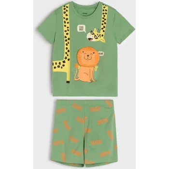 Chlapecké spodní prádlo Sinsay - Dvoudílná pyžamová souprava - olivová - 037DP-81X - 037DP-81X-128