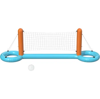 CRIVIT Nafukovací volejbalová síť / Sada branky a koše do bazénu (síť na volejbal)