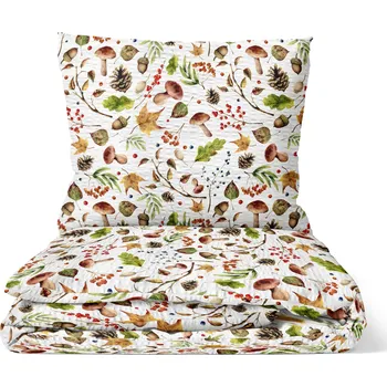 Povlečení DARRÉ Krepové povlečení Krásy lesa Velikost: 140 x 200 + 70 x 90