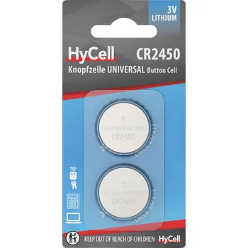 Článková baterie HyCell knoflíkový článek CR 2450 3 V 1 ks lithiová 2er Blister Lithium Knopfzellen CR2450