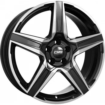 Auto-moto Alu kola CMS C34 černé - leštěné čelo 7x17" 5x112 ET51 66,5