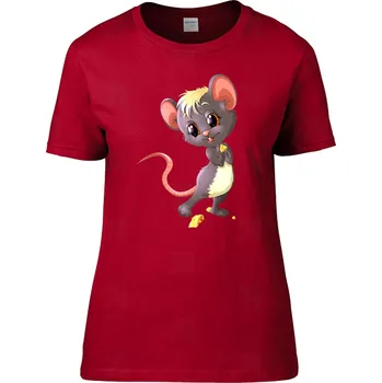 Pánské tričko Tričko Myška Druh: Dětské, Barva: Khaki, Velikost: XL