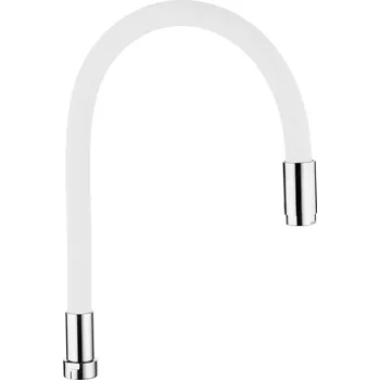 Vodovodní baterie Kuchinox Flexibilní výtoková trubice pro dřezovou nástěnnnou baterii ELZA Bílá