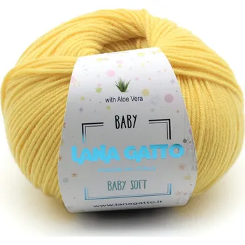 Lana Gatto Baby Soft (s Aloe vera) 8437 – limone