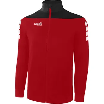 Dámská mikina CAPELLI SPORT Pánská fotbalová mikina Capelli Tribeca Adult Training S ČERVENÁ