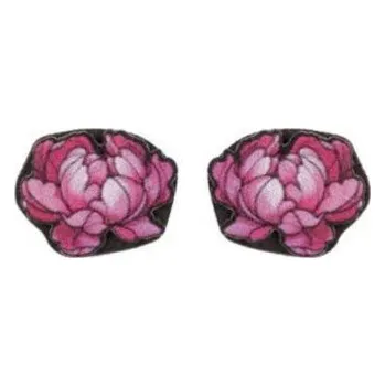 Šperk Dřevěné náušnice Pivoňka s možností výměny či vrácení do 30 dnů zdarma. - EW64